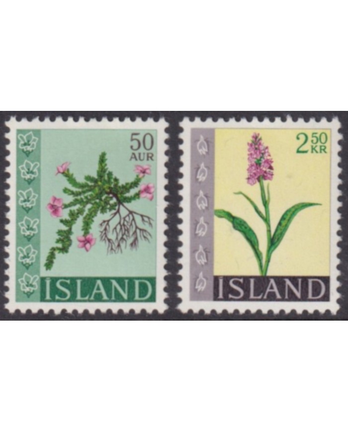 F-EX61716 ICELAND ISLAND MNH 1968 FLOWER FLORES.