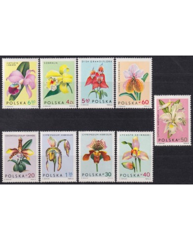 F-EX61733 POLAND MNH 1965 FLOWER FLORES ORCHID ORQUIDEAS.