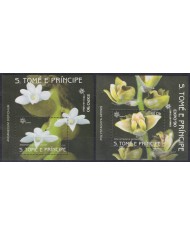 F-EX61759 SAO TOME I PRINCIPE MNH 1990 LILIES FLOWER FLORES.