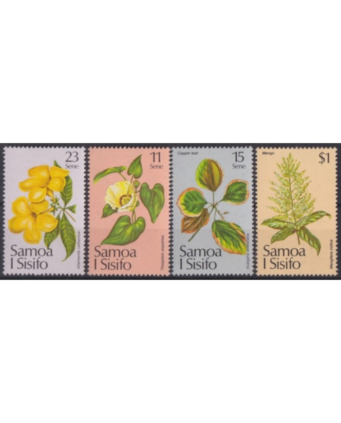 F-EX61532 SAMOA I SISIFO MNH 1981 ROSE FLOWER FLORES.