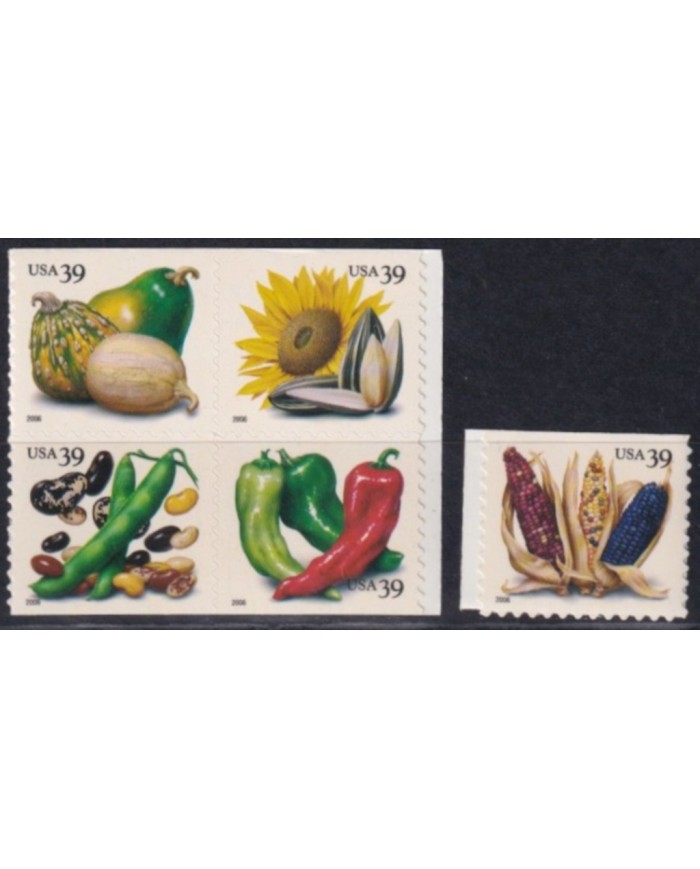 F-EX61417 USA US MNH 2006 FRUIT FOOD FLOWER FLORES.