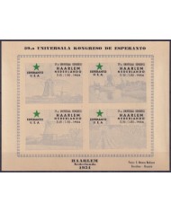 F-EX61852 NEDERLAND NETHERLAND HOLLAND 1954 CINDERELLA ESPERANTO HAARLEM CONGRESS.
