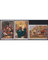 F-EX61583 ENGLAND UK MNH 1967 CHRISTMAS NAVIDAD STAINED PAINTING GLASS ART.