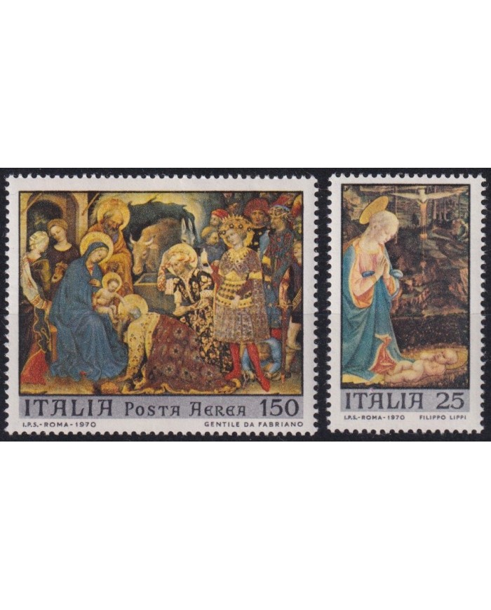 F-EX61582 ITALY MNH 1970 CHRISTMAS NAVIDAD ART PAINTING GENTILE DI FABRIANO LIPPI.