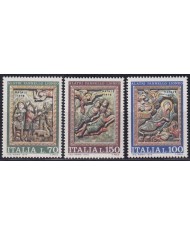 F-EX61581 ITALIA ITALY MNH 1975 CHRISTMAS NAVIDAD ART MEDIEVAL SCULTURE.