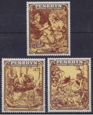 F-EX61521 PENRHYN MNH 1986 CHRISTMAS NAVIDAD ART PAINTING RUBENS.