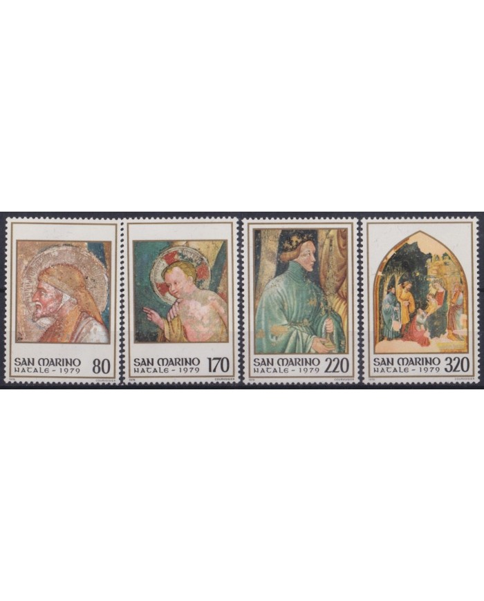 F-EX61528 SAN MARINO MNH 1979 CHRISTMAS NAVIDAD MEDIEVAL ART PAINTING.