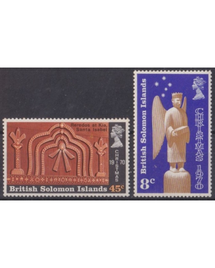 F-EX61540 SOLOMON IS MNH 1970 CHRISTMAS NAVIDAD.