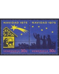 F-EX61555 VENEZUELA MNH 1975 CHRISTMAS NAVIDAD ART PAINTING NATIVITY COMET.