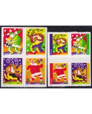 F-EX61402 USA US MNH 2003 CHRISTMAS NAVIDAD SNOW SANTA CLAUS DRAWING.