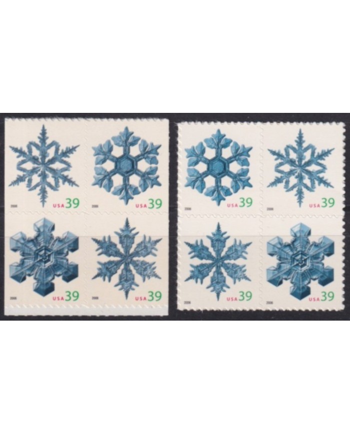 F-EX61423 USA US MNH 2006 CHRISTMAS NAVIDAD SNOW SANTA CLAUS DRAWING.