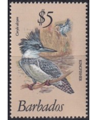 F-EX61654 BARBADOS MNH 1979 5$ KINGFISHER AVES PAJAROS PIGEON BIRD OISEAUX VÖGEL.