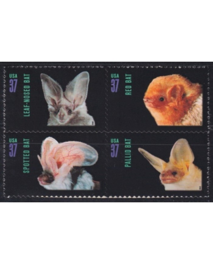 F-EX61397 USA US MNH 2002 WILDLIFE BAT MURCIELAGOS.