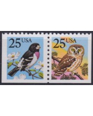 F-EX61630 USA US MNH 2002 BIRD OWL OISEAUX VOGEL.