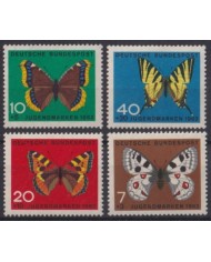 F-EX61642 GERMANY MNH 1962 BUTTERFLIES INSECTS ENTHOMOLOGY MARIPOSAS PAPILLON.