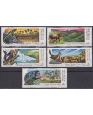 F-EX61666 ARGENTINA MNH 1989 WILDLIFE NATURE NATIONAL PARK LIZARD TAPIR BIRD.
