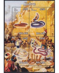 F-EX61632 MALAWI MNH 2012 COBRA SNIKE SERPIENTES.