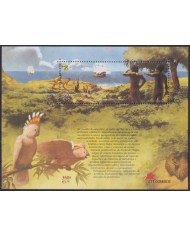 F-EX61748 PORTUGAL MNH 1999 AGE OF DISCOVERY IN AUSTRALIA KANGOROO PARROT BIRD.