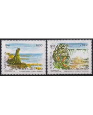 F-EX61668 ARGENTINA MNH 1990 AMERICA UPAEP WILDLIFE SEA LION FLOWER ORCHILD.