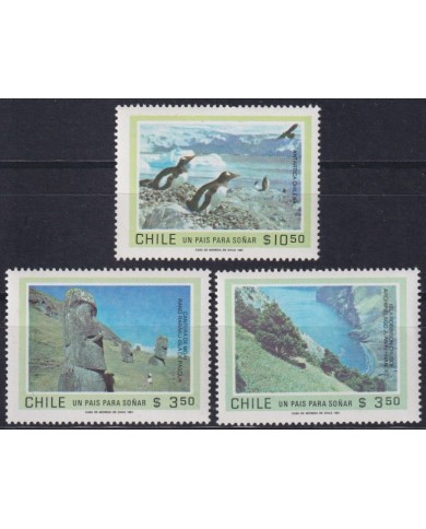 F-EX61588 CHILE MNH 1981 TOURISM MARINE WILDLIFE ANTARCTIC PENGUIN BIRD.
