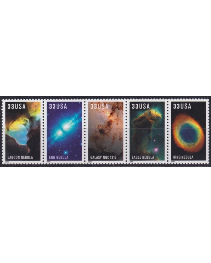 F-EX61380 USA US MNH 2000 SPACE EXPLORATION COSMOS NEBULA GALAXY.