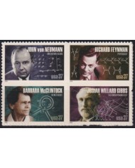 F-EX61030 USA US MNH 2005 SCIENTISTS NEUMAN FEYNMAN McCLINTOCK GIBBS.