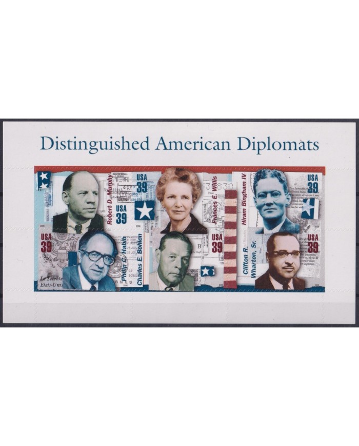 F-EX61415 USA US MNH 2006 DISTINGUISHED AMERICAN DIPLOMATS.