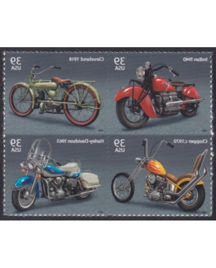 F-EX61421 USA US MNH 2006 MOTO MOTORCYCLE HARLEY DAVIDSON  INDIAN CHOPPER.