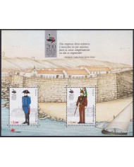 F-EX61233 PORTUGAL MNH 2003 200º ANNIV MILITAR SCHOOLL UNIFORM COSTUMES.