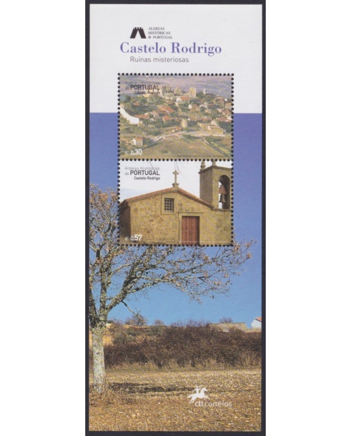 F-EX61941 PORTUGAL MNH 2005 RURAL TOWN STONE ARCHITECTURE CASTELO RODRIGO.