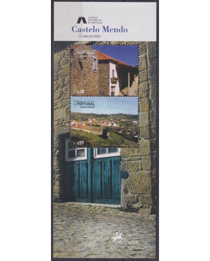 F-EX61944 PORTUGAL MNH 2005 VILLAGE TOWN STONE ARCHITECTURE CASTELO MENDO.