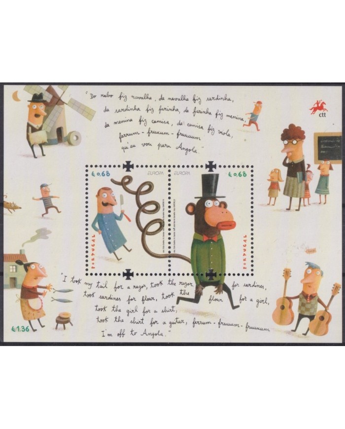 F-EX61961 PORTUGAL MNH 2010 EUROPA CARTOON DRAWING.