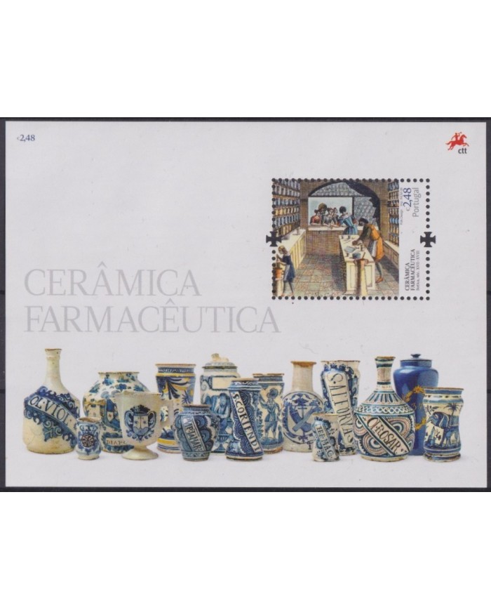 F-EX61964 PORTUGAL MNH 2008 POTTERY OF PHARMACY MEDICINE HEALTH.