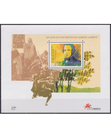 F-EX61862 PORTUGAL MNH 1999 ALMEIDA GARRET WRITTER.