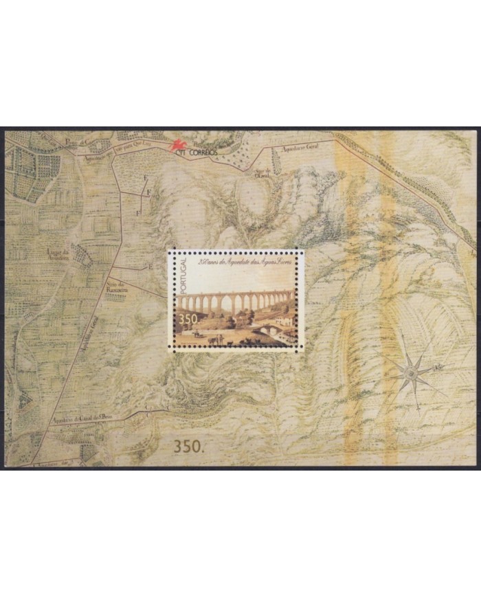 F-EX61245 PORTUGAL MNH 1998 250º ANNIV OF WATER AQUEDUCT ARCHITECTURE.