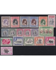 F-EX57100 INDIA FEUDATARY STATE BAHAWALPUR SERVICE 1948 STAMPS LOT.