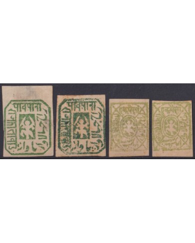 F-EX57542 INDIA FEUDATARY STATE JHALAWAR STAMPS LOT.