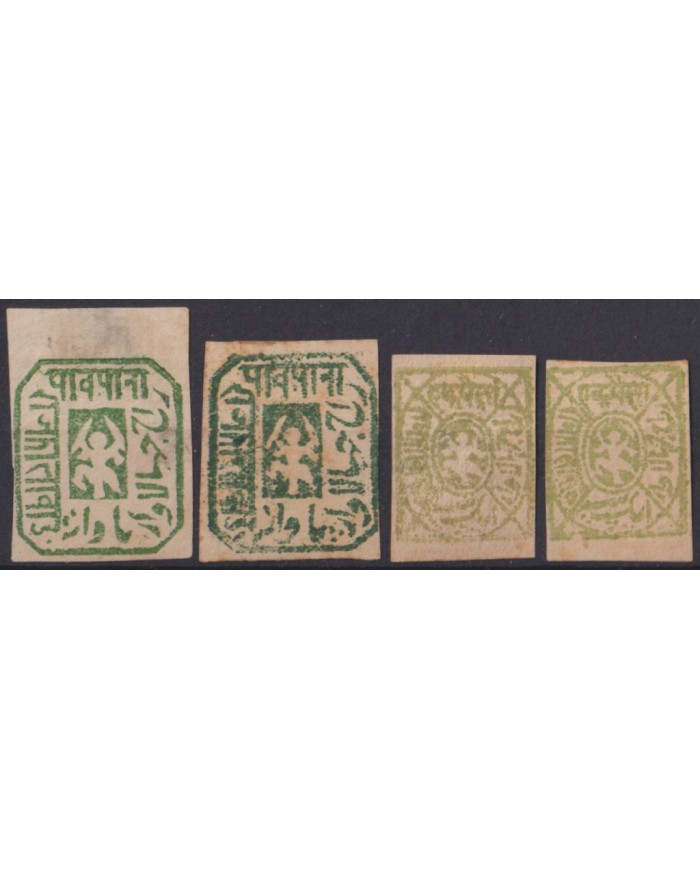 F-EX57542 INDIA FEUDATARY STATE JHALAWAR STAMPS LOT.