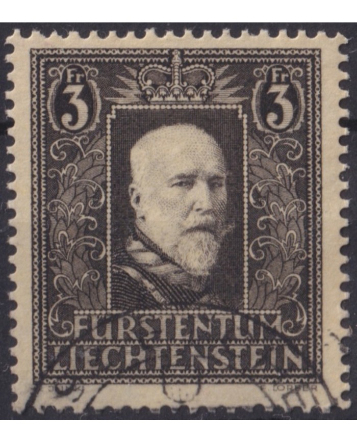 F-EX58894 LIECHTENSTEIN 1938 USED PRINCE FRANCIS I CATALOGUE +130€.