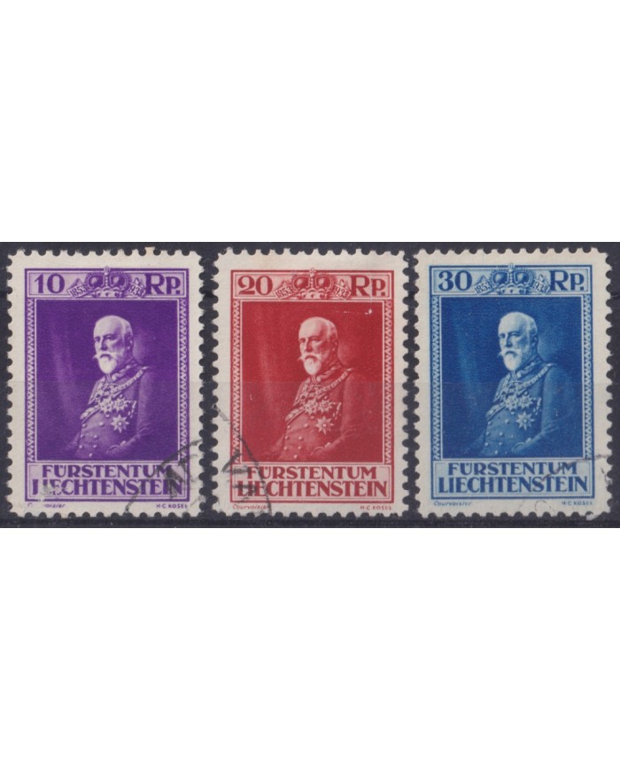 F-EX58897 LIECHTENSTEIN 1933 USED PRINCE FRANCIS I CATALOGUE +120€.