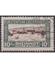 F-EX58900 LIECHTENSTEIN 1928 USED RHIN FLOOD VICTINCS CATALOGUE +40€.