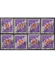F-EX58938 LIECHTENSTEIN 1928 USED POSTAGE DUE CAT. +70€.