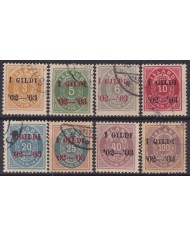 F-EX59401 ICELAND ISLAND 1902 NEW VALUE OVERPRINT +200€.