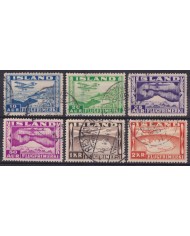 F-EX59359 ICELAND ISLAND 1934 AIRMAIL AIRPLANE AVION +70€.