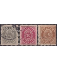 F-EX58878 ICELAND ISLAND 1876 D.12 1/2 STAMPS LOT +80€.