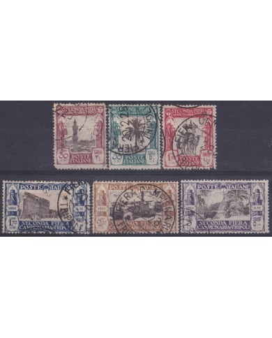 F-EX57700 LIBYA ITALY TRIPOLITANIA 1928 TRIPOLI FAIR USED.