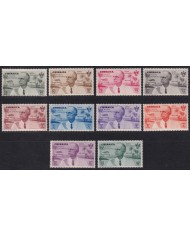 F-EX58403 CIRENAICA LIBYA ITALY OCCUPATION 1934 AIRMAIL ROMA – MOGADICIO +200€