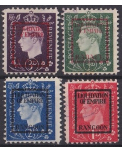 F-EX57744 BURMA RANGOON 1944 GERMANY WWII PROPAGANDA FORGERIES LIQUIDATION OF EMPIRE.