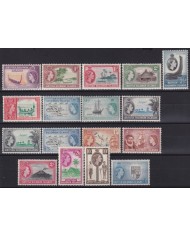 F-EX58406 SOLOMON IS MH 1956 QUEEN ELIZABETH CULTURE & ETHNICITI SHIP +160€