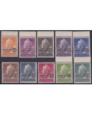 F-EX58974 CHRISTMAS ISLAND MNH 1959 QUEEN ELIZABETH NEW VALUE 1-10